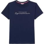 Blaue Tommy Hilfiger Brooklyn T-Shirts aus Nylon für Herren Größe XXS 