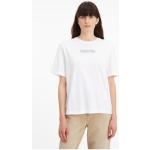 Reduzierte Weiße Calvin Klein T-Shirts aus Jersey für Damen Größe XS 