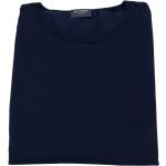 Dunkelblaue OLYMP Rundhals-Ausschnitt T-Shirts aus Baumwolle für Damen 