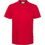 Bordeauxrote Hakro Classic T-Shirts für Herren Größe L 