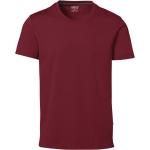 Bordeauxrote Hakro T-Shirts für Herren Größe S für den für den Sommer 