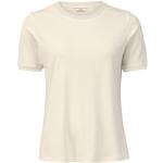 Reduzierte Cremefarbene TCHIBO Bio T-Shirts für Damen Größe L 