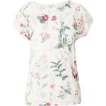 Pinke Blumenmuster Zabaione T-Shirts aus Jersey für Damen Größe XL Große Größen 