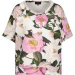 Reduzierte Rosa Kurzärmelige Monari T-Shirts für Damen Größe S 