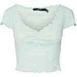 Reduzierte Grüne Vero Moda V-Ausschnitt T-Shirts für Damen Größe M für den für den Sommer 
