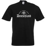 Schwarze Deutschland Deutschland T-Shirts aus Baumwolle für Herren Größe 4 XL Große Größen 
