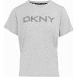 Graue DKNY T-Shirts für Damen Größe M 