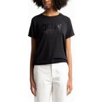 Schwarze DKNY T-Shirts aus Baumwolle für Damen Größe S 