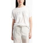 Reduzierte Weiße DKNY T-Shirts aus Baumwolle für Damen Größe S 