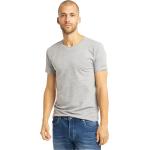 Graue Unifarbene Bruno Banani T-Shirts aus Baumwolle Größe S 2-teilig 