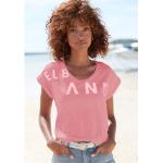 Pinke Kurzärmelige Elbsand T-Shirts aus Jersey für Damen Größe XXL 