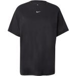 Schwarze Nike Essentials Bio T-Shirts aus Jersey für Damen Größe L 