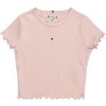 Rosa Bestickte Tommy Hilfiger Essentials Kinder T-Shirts aus Jersey für Mädchen Größe 92 