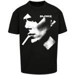 Schwarze Oversize F4nt4stic David Bowie Herrenbandshirts Größe XS 