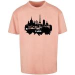Oversize F4nt4stic T-Shirts mit Skyline-Motiv für Herren Größe XS 