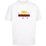 Weiße F4nt4stic Spongebob SpongeBob Schwammkopf T-Shirts für Herren Größe XS 