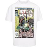 Weiße F4nt4stic Star Wars Boba Fett T-Shirts für Herren Größe XS 