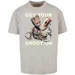 Graue F4nt4stic Deadpool Groot T-Shirts für Herren Größe XS 