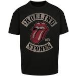 Schwarze F4nt4stic Rolling Stones Herrenbandshirts Größe 5 XL Große Größen 