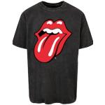 Schwarze F4nt4stic Rolling Stones Herrenbandshirts Größe 5 XL 