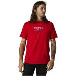Rote FOX T-Shirts für Herren Größe S für den für den Sommer 