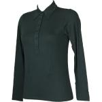 Reduzierte Langärmelige RAGNO Langarm-Poloshirts mit Knopf aus Elastan für Damen 