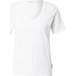Reduzierte Weiße Marc O'Polo Bio Nachhaltige V-Ausschnitt T-Shirts aus Jersey für Damen Größe XXL Große Größen 