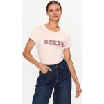 Reduzierte Rosa Guess T-Shirts für Damen Größe XS 