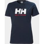 Marineblaue Helly Hansen Logo T-Shirts für Damen 