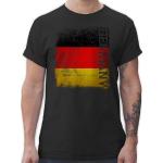 Schwarze Vintage shirtracer Europameisterschaft Deutschland T-Shirts für Herren Größe 4 XL Große Größen 