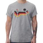 Graue Melierte shirtracer Europameisterschaft Deutschland T-Shirts mit Vogel-Motiv für Herren Größe 4 XL Große Größen 
