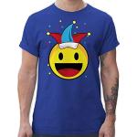 Royalblaue shirtracer Emoji T-Shirts für Herren Größe XXL 
