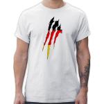 Weiße shirtracer Europameisterschaft Deutschland T-Shirts für Herren Größe 4 XL Große Größen 