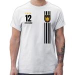 Weiße Sterne Sportliche Deutschland Deutschland T-Shirts für Herren Größe 4 XL Große Größen 