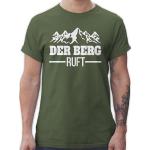 Armeegrüne shirtracer Statement-Shirts für Herren Größe 3 XL Große Größen 