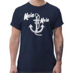 Marineblaue Maritime shirtracer T-Shirts aus Baumwolle für Herren Größe 5 XL Große Größen 