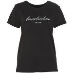 Reduzierte Schwarze Herrlicher T-Shirts aus Jersey für Damen Größe XS 