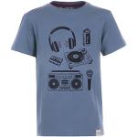 Blaue Hip Hop Band of Rascals Bio Nachhaltige Printed Shirts für Kinder & Druck-Shirts für Kinder aus Baumwolle Größe 158 
