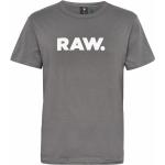 Reduzierte Dunkelgraue G-Star Raw T-Shirts aus Jersey für Herren Größe L 