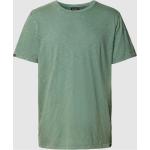 Olivgrüne Unifarbene Superdry T-Shirts aus Baumwolle für Herren Größe L 