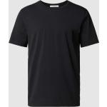 Schwarze Unifarbene Armedangels Jaames Bio Nachhaltige T-Shirts aus Baumwolle für Herren Größe XXL 