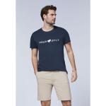 Reduzierte Blaue Polo Sylt Nachhaltige T-Shirts mit Knopf aus Jersey für Herren Größe M Große Größen 