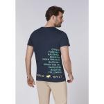 Reduzierte Blaue Polo Sylt Nachhaltige T-Shirts mit Knopf aus Baumwolle für Herren Größe L Große Größen 