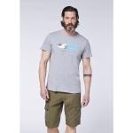 Reduzierte Graue Gardena Nachhaltige T-Shirts mit Knopf aus Jersey für Herren Größe S Große Größen 