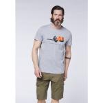 Reduzierte Graue Gardena Nachhaltige T-Shirts mit Knopf aus Jersey für Herren Größe 3 XL Große Größen 