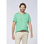 Reduzierte Cyanblaue Polo Sylt T-Shirts aus Baumwollmischung für Herren Größe S Große Größen 