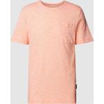 Orange Tom Tailor Melange Shirts mit Tasche aus Baumwolle für Herren Größe S 