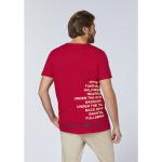Reduzierte Rote Polo Sylt Nachhaltige T-Shirts mit Knopf aus Baumwolle für Herren Größe 3 XL Große Größen 