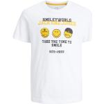 Reduzierte Weiße Emoji Smiley Kinder T-Shirts für Jungen Größe 140 