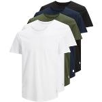 Reduzierte Marineblaue Jack & Jones T-Shirts für Herren Größe XS 5-teilig 